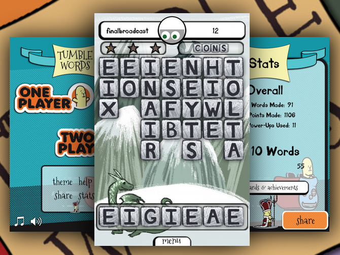 Jolly Tumblewords iOS game That Creates Curiosity 