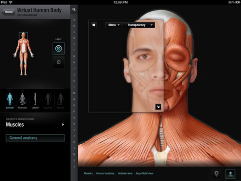 The Human Body for iPhone & iPad Teaches Anatomy with Smart Animations