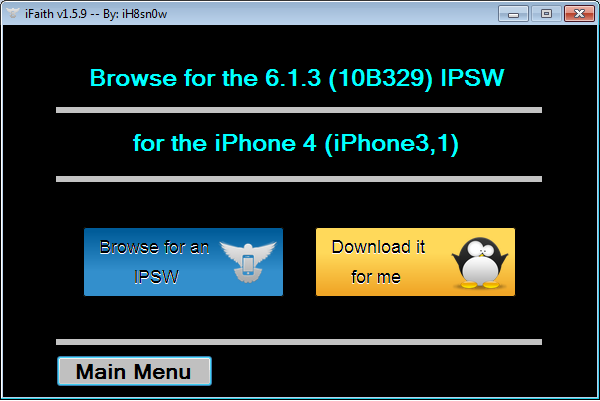 Get Yourself Back on iOS 6.1.3 Using iFaith: iPhone 4 Users