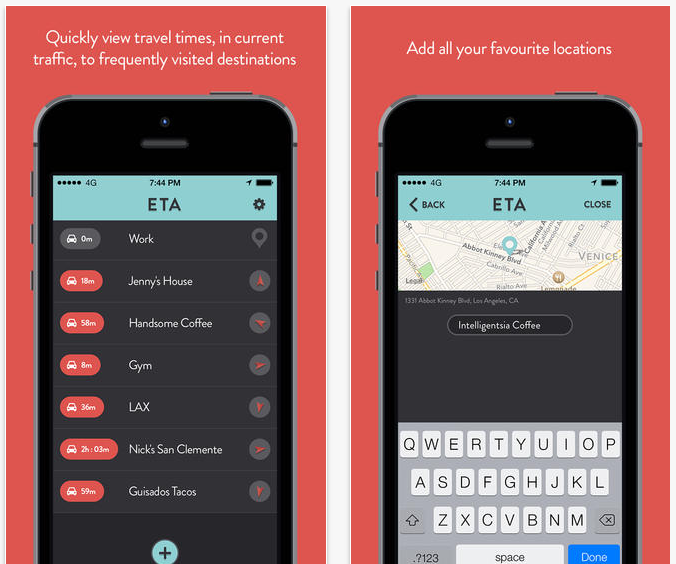 ETA your new iphone app