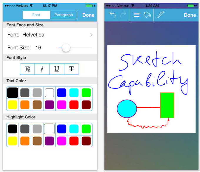 WritePro for iPhone