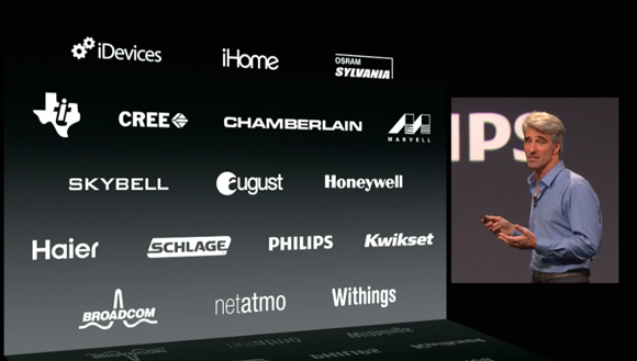 Apple Homekit's partners