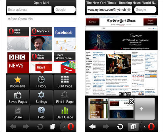 Opera Mini for iPhone users